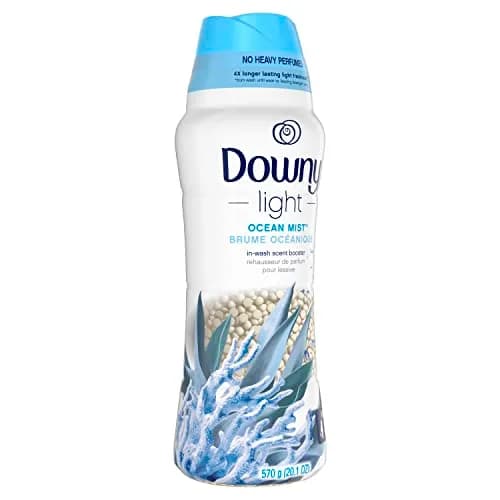Downy Light Laundry Scent Booster Beads Ocean Mist 569g (20.1 oz) | Light Scent, Long-Lasting Freshness thumbnail 2