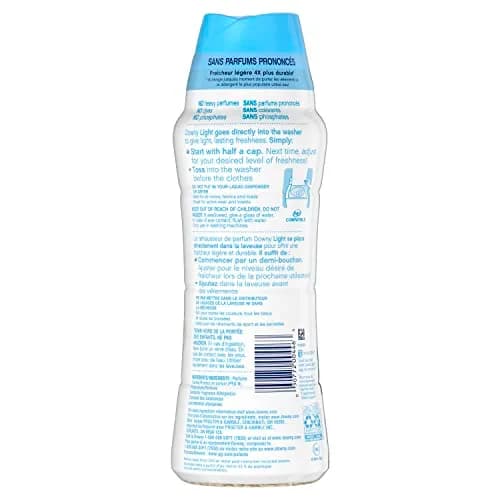 Downy Light Laundry Scent Booster Beads Ocean Mist 569g (20.1 oz) | Light Scent, Long-Lasting Freshness thumbnail 3