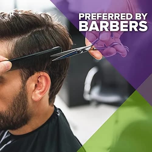 Mars Wellness Black 4 Piece Professional Comb Set | Detangling, Styling, and Grooming thumbnail 7