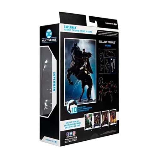 McFarlane Toys DC Multiverse Superman 7" Action Figure | Dark Knight Returns, Build-A Horse Parts & Accessories thumbnail 7