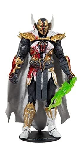 McFarlane Toys Mortal Kombat Malefik Spawn Bloody Disciple 7" Action Figure with Accessories | Ultra Articulated thumbnail 1