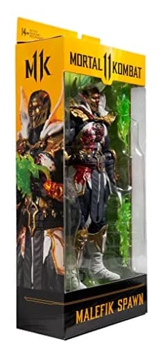 McFarlane Toys Mortal Kombat Malefik Spawn Bloody Disciple 7" Action Figure with Accessories | Ultra Articulated thumbnail 9
