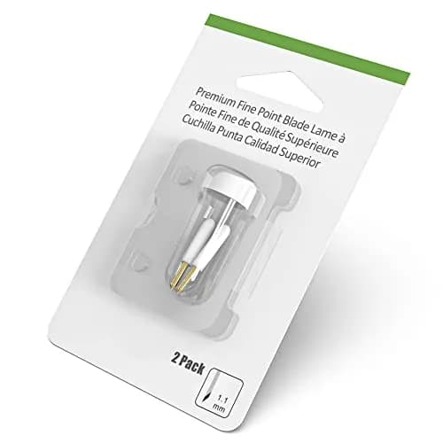 Hadwoer Premium Fine Point Blades 2-Pack (23.5mm) | Compatible with Cricut Explore & Maker Machines thumbnail 1
