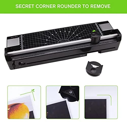 Eficentline Green A3 Laminator Machine with 50 Pouches, Trimmer & Corner Rounder | 330mm Width thumbnail 5