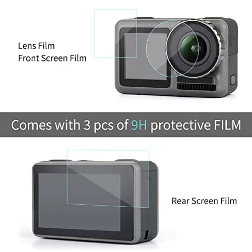 YALLSAME Frame Case for DJI Osmo Action 1 with Cold Shoe Mount | 68g (2.4 oz) Lightweight Polymer thumbnail 6