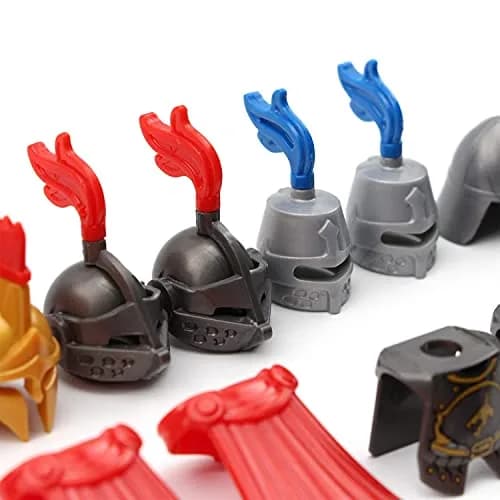 Feleph Medieval Weapons Pack for Knight Figures 69 Pieces | Educational Toy Block Kit Compatible with Major Brands thumbnail 2