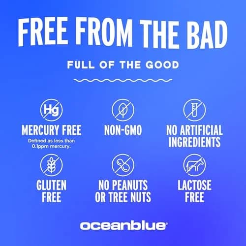 Oceanblue Omega-3 2100 with Vitamin D3-180 Softgels | Triple Strength EPA DHA DPA Support thumbnail 7