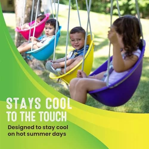 Swurfer Coconut Toddler Swing 50 lbs | Comfortable & Safe for Babies & Toddlers thumbnail 5
