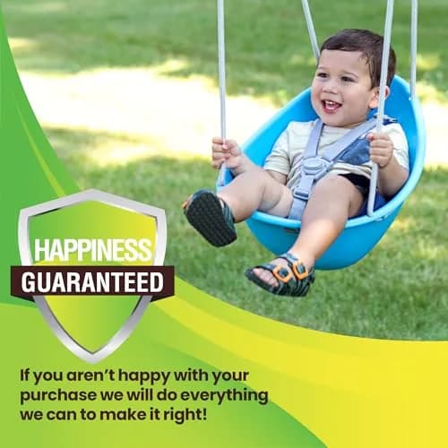 Swurfer Coconut Toddler Swing 50 lbs | Comfortable & Safe for Babies & Toddlers thumbnail 7