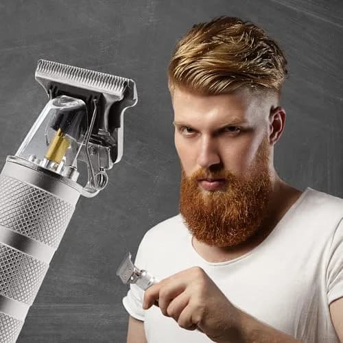 XTREME Rechargeable Zero-Gapped T-Blade Trimmer with 3 Guide Combs | 90 Min Cordless Use thumbnail 9