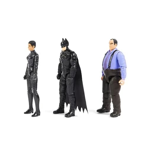 DC Comics Batman 3-Pack with Exclusive 4' Batman, Selina Kyle, The Penguin Action Figures, 3 Accessories | 4-inch Figures for Batman Fans thumbnail 4