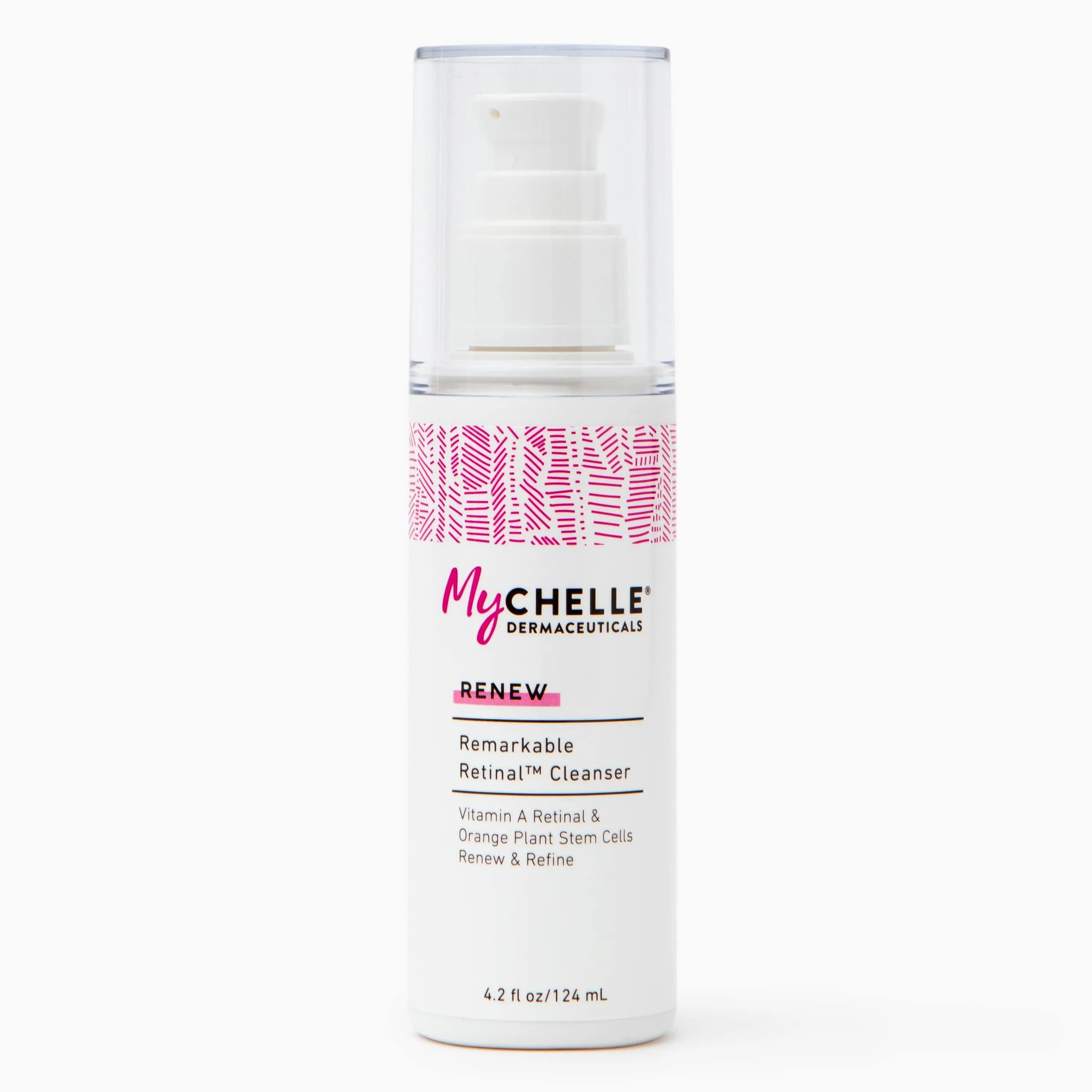 MyCHELLE Dermaceuticals Remarkable Retinal Facial Cleanser 124ml (4.2 Fl Oz) | Vitamin A Retinaldehyde & Orange Stem Cells - main product image