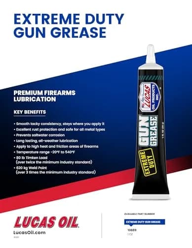 Lucas Oil Extreme Duty Gun Grease 1 oz (Pack of 6) | Heavy Duty Firearm Lubrication thumbnail 3
