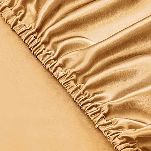 SiinvdaBZX 4Pcs Satin Sheet Set California King Size | Luxurious Silky Soft Bed Sheets thumbnail 4