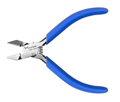 Tsunoda KBN-100S Cable Tie Cutter 11.4cm (4-Inch) | Flush Cut for Cable Management thumbnail 1
