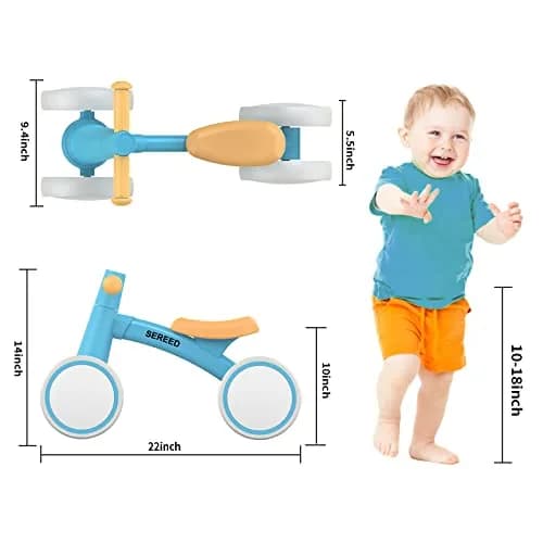 SEREED Baby Balance Bike 6.7 inch Wheels | Aluminum Alloy Frame for 12-24 Months Toddlers thumbnail 4