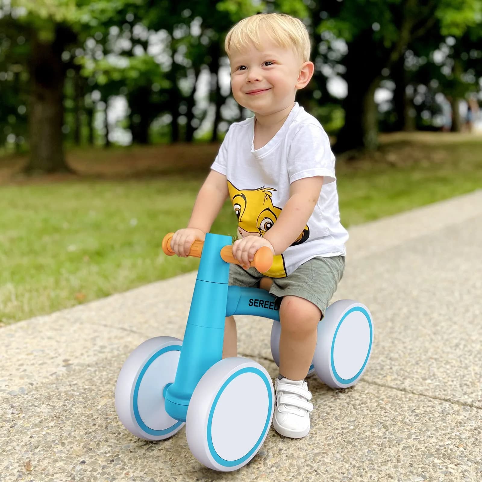 SEREED Baby Balance Bike 6.7 inch Wheels | Aluminum Alloy Frame for 12-24 Months Toddlers - view 3