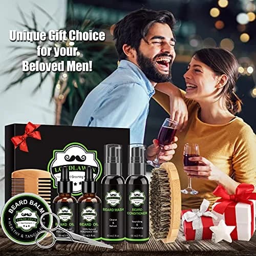 LOKDLAWEN Beard Kit for Men 9 Piece Set | Beard Care & Grooming Essentials thumbnail 8