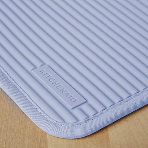 KitchenAid Ribbed Soft Silicone Pot Holder 2-Pack Set, Lavender Cream Purple, 18x23 cm (7"x9") | Heat Resistant Up to 500°F thumbnail 3