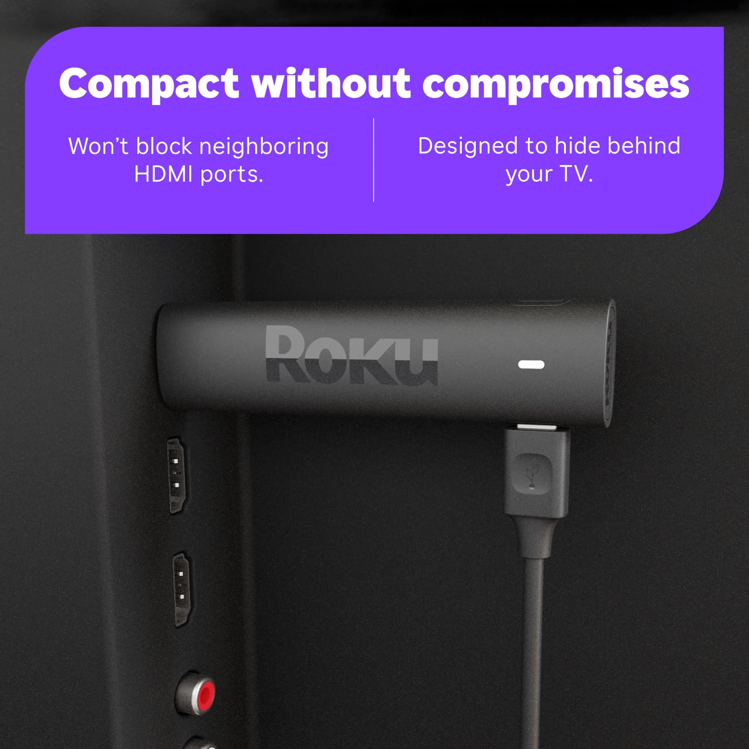 Roku Streaming Stick 4K with Voice Remote - HDR10+ & Dolby Vision | Long-Range Wi-Fi - view 4