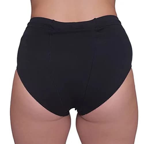 Underworks Women Vulvar Varicosity and Prolapse Support Brief with Groin Compression Bands - Black Small | Pelvic & Hernia Relief thumbnail 3