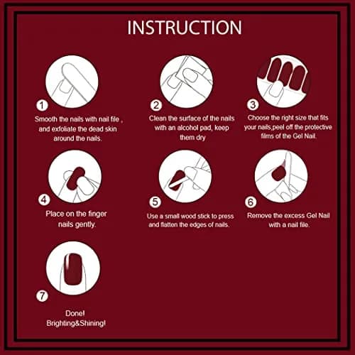 WOKOTO Solid Nail Polish Strips 20 Sheets | 280 Nail Art Stickers & File Kit thumbnail 4