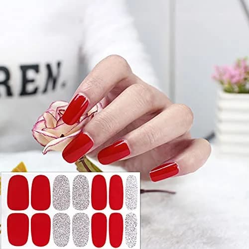 WOKOTO 20 Sheets Nail Polish Strips Set (280 Pieces Total) | Easy Application & Long-Lasting Wear thumbnail 7