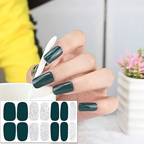 WOKOTO 20 Sheets Nail Polish Strips Set (280 Pieces Total) | Easy Application & Long-Lasting Wear thumbnail 8