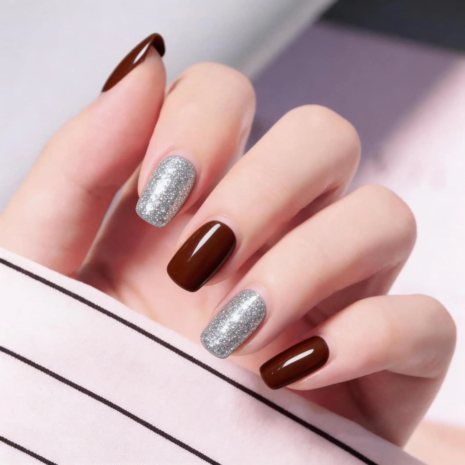 WOKOTO 20 Sheets Nail Polish Strips Set (280 Pieces Total) | Easy Application & Long-Lasting Wear - view 3