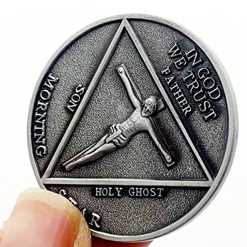 HARMILIY Lucifer Pentecostal Coin Satan Coin Collection Costume Accessories 3.8cm | Vintage Cosplay Prop for Men Women thumbnail 3
