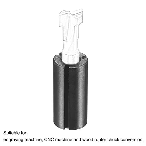 uxcell Router Collet Driver Adapter Convert 12mm (0.47") to 6mm (0.24") | Precision Clamping for CNC & Woodworking thumbnail 5