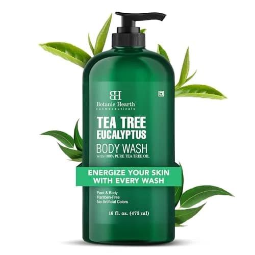 Botanic Hearth Eucalyptus & Tea Tree Body Wash – 16 fl oz | Refreshing, Hydrating & Sulfate-Free thumbnail 1