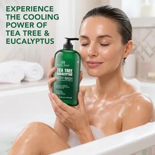 Botanic Hearth Eucalyptus & Tea Tree Body Wash – 16 fl oz | Refreshing, Hydrating & Sulfate-Free thumbnail 8