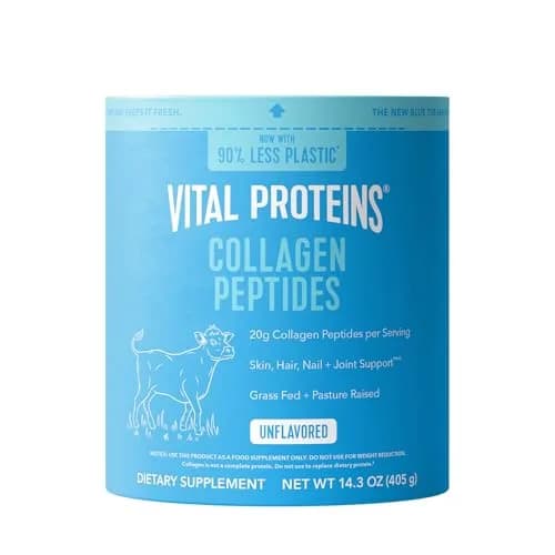 Vital Proteins Collagen Peptides Powder Unflavored 14.3oz (405g) | Supports Hair, Skin, Nails, Bones & Joints thumbnail 1