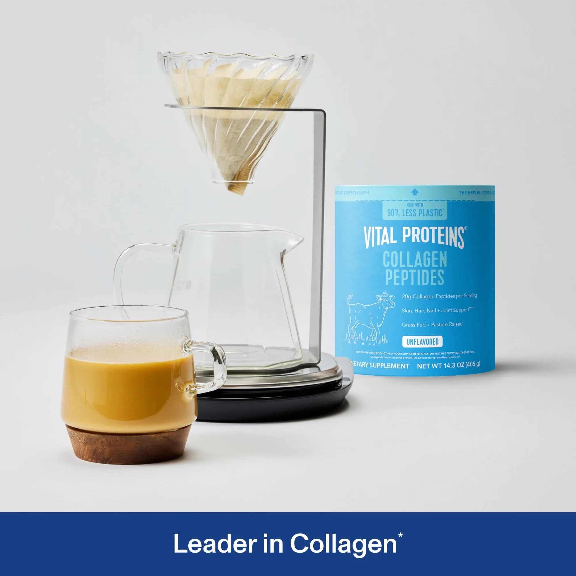 Vital Proteins Collagen Peptides Powder Unflavored 14.3oz (405g) | Supports Hair, Skin, Nails, Bones & Joints - view 2