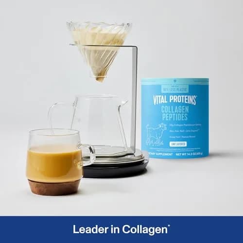 Vital Proteins Collagen Peptides Powder Unflavored 14.3oz (405g) | Supports Hair, Skin, Nails, Bones & Joints thumbnail 2