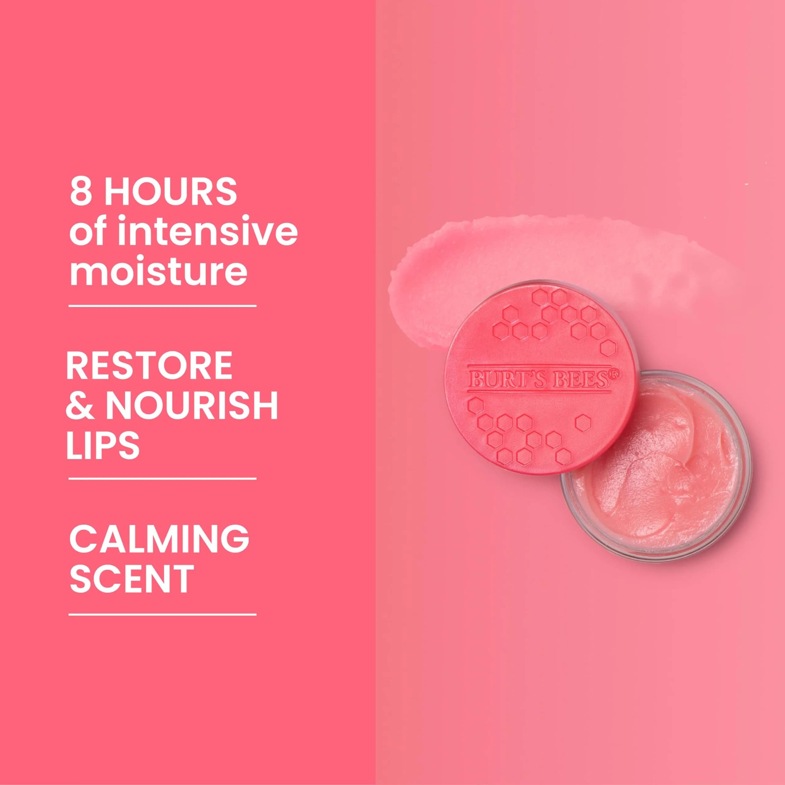 Burt's Bees Passionfruit Overnight Lip Sleeping Mask, 0.25 oz - Natural Retinol Alternative for Hydrated Lips - view 2