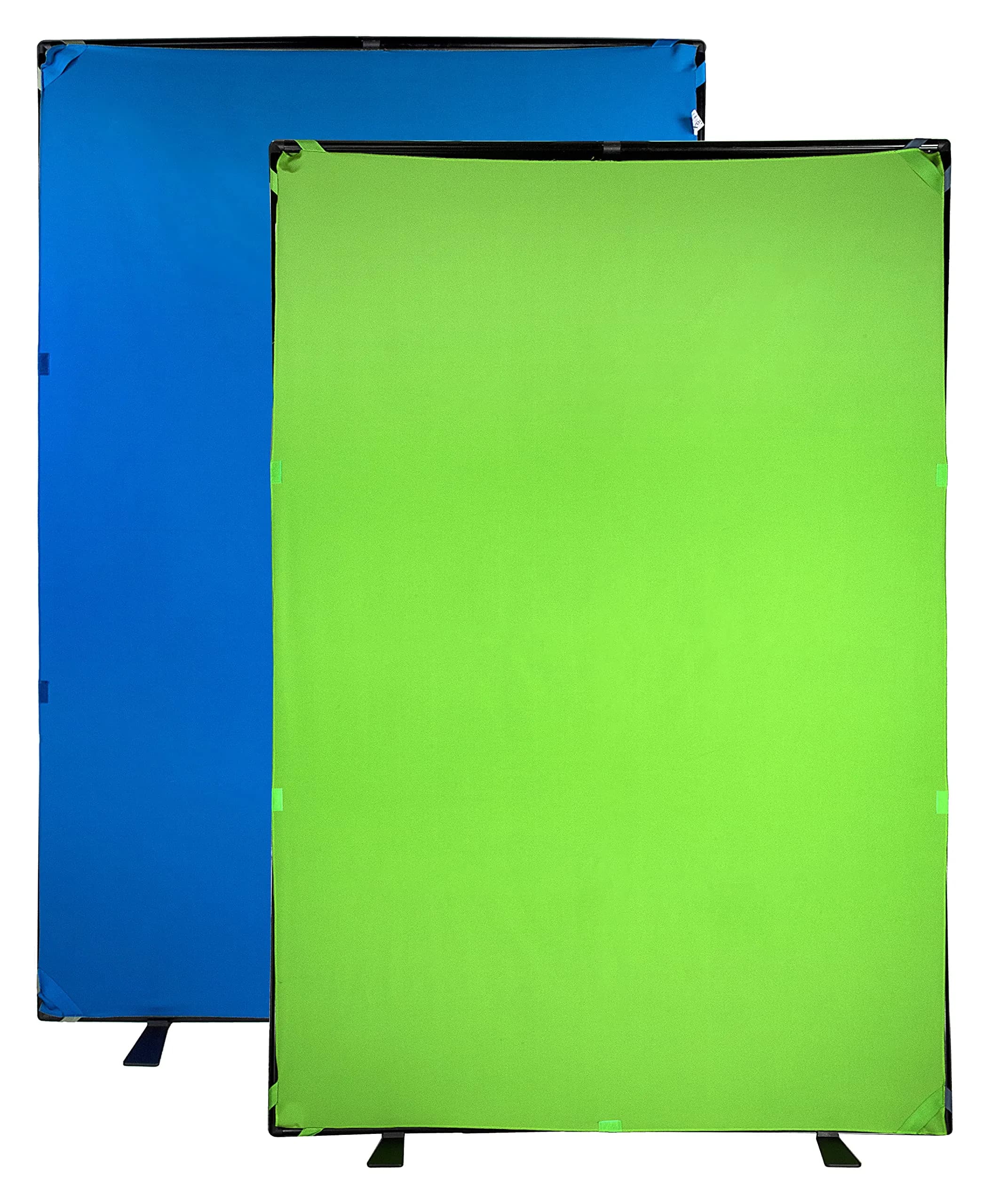 Fotodiox 5'x7.4' Portable Collapsible Background Kit - Blue/Green - main product image