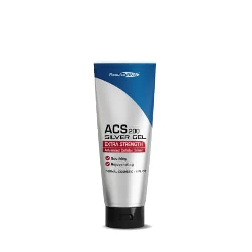 Results RNA ACS 200 Silver-Glutathione Gel | Advanced Cellular Silver for Wound & Skin Healing (4 oz) thumbnail 1