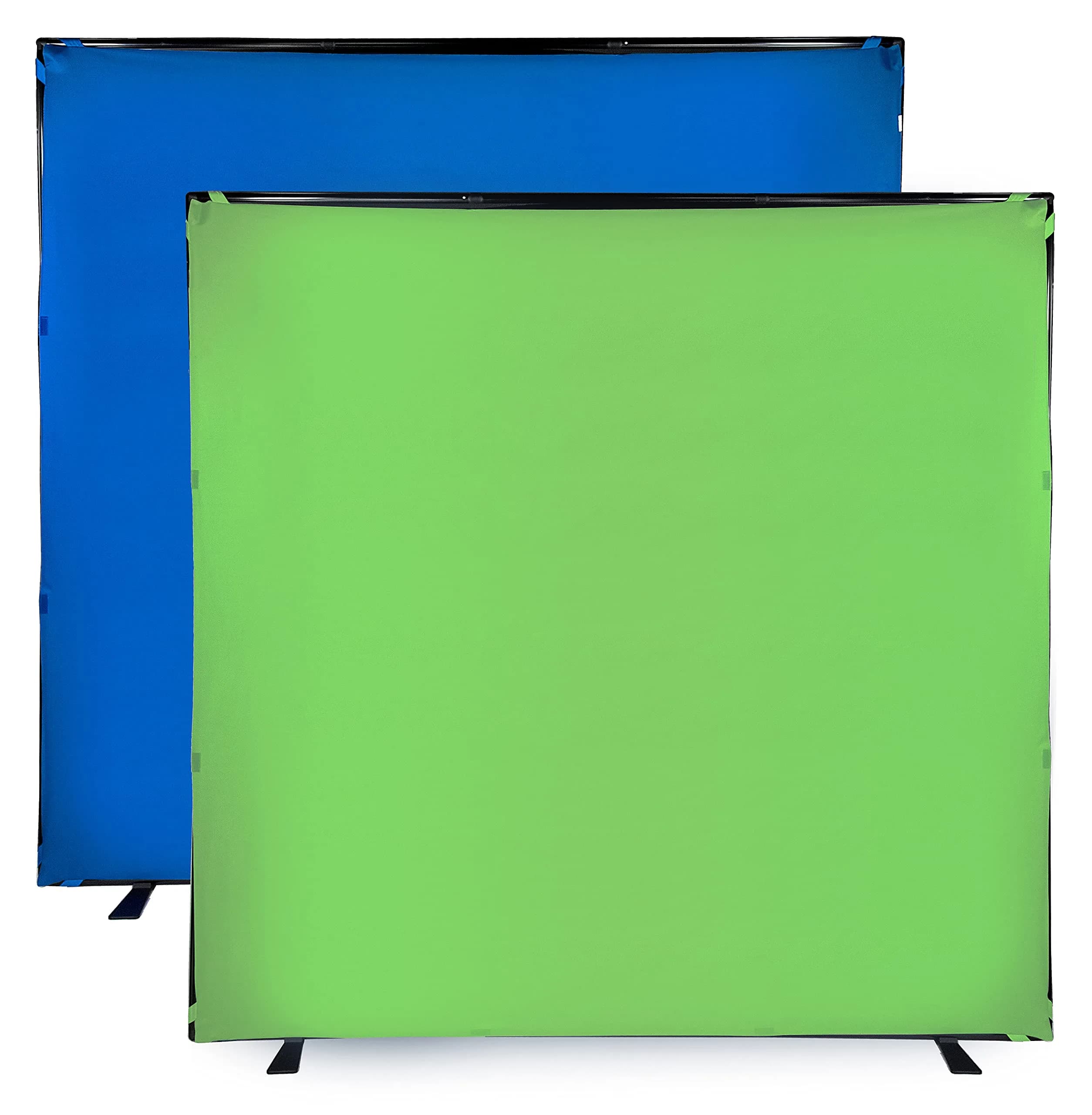 Fotodiox 7.4 x 7.4ft Blue/Green Portable Collapsible Background Kit with Bag - main product image