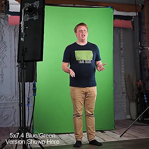 Fotodiox Complete Portable Background Kit 5x7.4ft Black/White | Rigid Frame, Wrinkle-Free, Easy Transport thumbnail 7