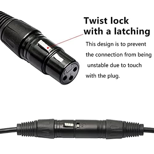 GELRHONR XLR 3pin to RJ45 Adapter Cable 13in | DMX512 Signal Extension for Stage & Studio thumbnail 3