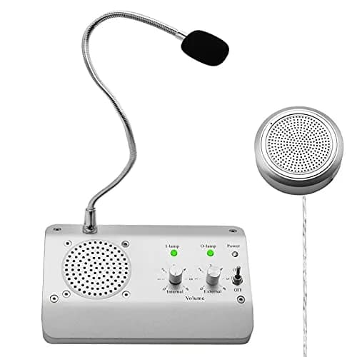 WWMFS Window Microphone Intercom Speaker, Dual Way System | Clear Voice, Anti-Interference (70-120 chars) thumbnail 1