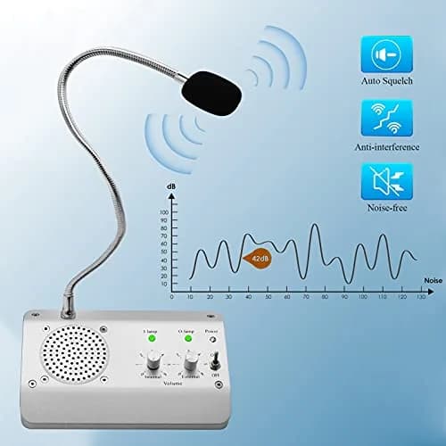 WWMFS Window Microphone Intercom Speaker, Dual Way System | Clear Voice, Anti-Interference (70-120 chars) thumbnail 5