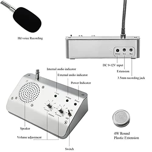 WWMFS Window Microphone Intercom Speaker, Dual Way System | Clear Voice, Anti-Interference (70-120 chars) thumbnail 3