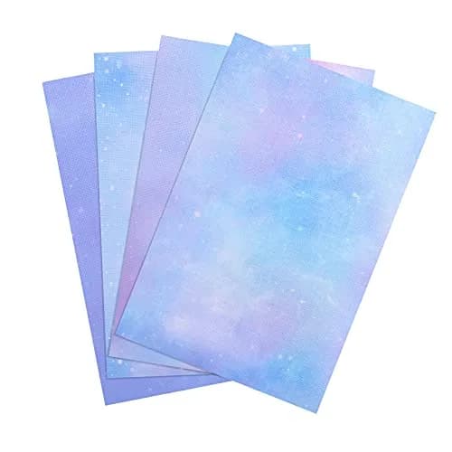 Pllieay 4 Pieces Printed Aida Cloth 14 Count Cross Stitch Fabric | 12 x 18 Inch Cotton thumbnail 1