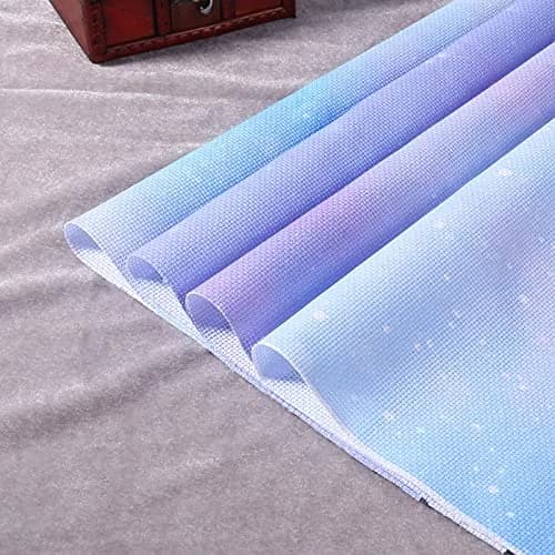 Pllieay 4 Pieces Printed Aida Cloth 14 Count Cross Stitch Fabric | 12 x 18 Inch Cotton thumbnail 2