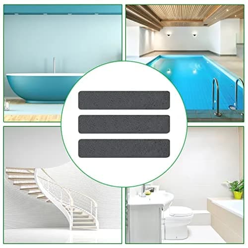 SlipStopper Non Slip Bathtub Strips 18 PCS | 20.3 x 4.1 cm (8 x 1.6 Inch) Grey thumbnail 8