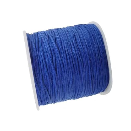 Xiezyu 1.0 mm Nylon Cord Beading Braided Thread String 124 m (136 Yards) Royal Blue | Chinese Knotting & Jewelry Making thumbnail 2