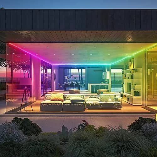 DAYBETTER 200 ft RGB LED Strip Lights | App Voice Control, Music Sync, Color Changing for Bedroom & Party thumbnail 8